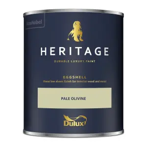 Dulux Trade Heritage Pale Olivine Eggshell Wall paint, 750ml