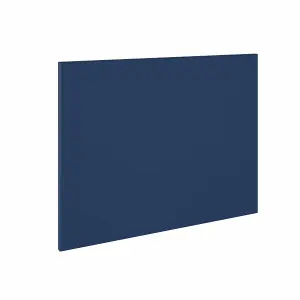 Rinse Bathrooms 700mm L Shape Bath End Panel 18mm MDF Painting Matte Blue Adjustable Height for Bathroom Soaking Tub