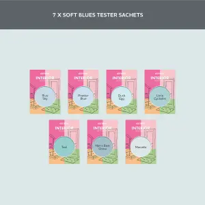 Rust-Oleum Light Blue Gloss Interior Wood Paint Tester Samples - 10ml