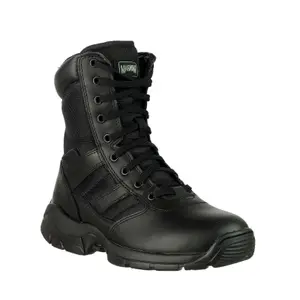 Magnum Panther 8 Inch Black Side-Zip Combat Boot for Security and Cadet Use