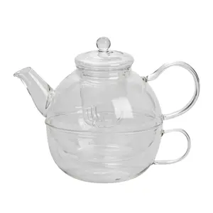 Argon Tableware - Glass Tea For One Set - 550ml