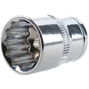 5/8" AF SAE Imperial Socket 3/8" Drive 12 Point Shallow Depth Chrome Vanadium Steel