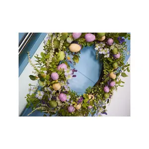 Faux Mistletoe 80cm Wreath