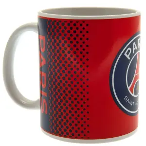 Paris Saint Germain FC Fade Mug Blue/White/Red/Gold (One Size)