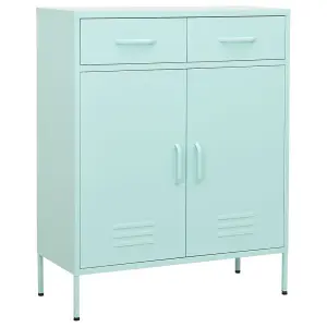 Berkfield Storage Cabinet Mint 80x35x101.5 cm Steel