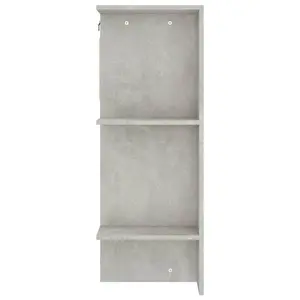 Berkfield Hallway Cabinet Concrete Grey 97.5x37x99 cm Engineered Wood