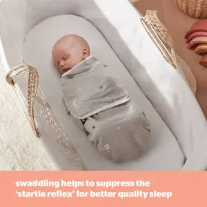 Silentnight Safe Nights Swaddle Wraps Celestial