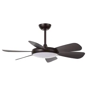 Luminosa Mode 6 Blade DC LED Ceiling Fan 24W CCT Black