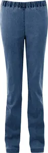 Cotton Traders Women's Pull-On Stretch Denim Trousers In - Size 10