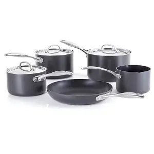 Stellar 6000 Hard Anodised 5 Piece Cookware Set