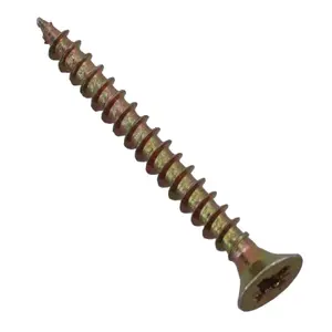 3.5mm x 35mm Countersunk Wood Chipboard Screw Fasteners PZ2 Drive 18pc