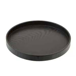 Maison by Premier Small Black Fir Wood Tray