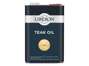 Premium Liberon Teak Oil 5 Liters - Best Wood Treatment for Exotic Woods