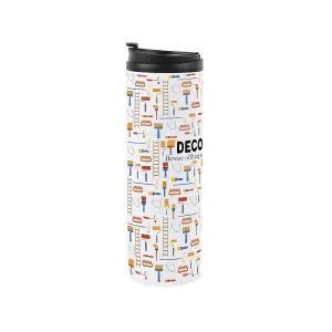 Decorator Travel Mug - Novelty Trades Gift Stainless Steel Vacuum-Sealed Double-Walled Hot/Cold Drinks Travel Flask