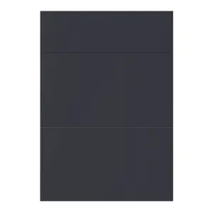 GoodHome Stevia Matt blue Slab Drawer front, Pack of 1 (H)715mm (W)497mm (T)18mm