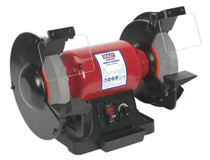 Sealey Bench Grinder With Stone Guards Attached 200mm Variable Speed BG200WVS