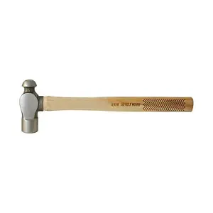 24oz Hickory Ball Pein Hammer Striking Punches Forged Steel Head Hickory Shaft