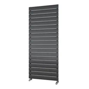 Ximax Vertirad HWH1195600A Anthracite Gas Vertical Designer panel 2584BTU Radiator, (W)600mm x (H)1420mm