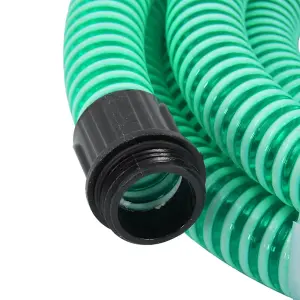 Berkfield Suction Hose with Brass Connectors 20 m 25 mm Green