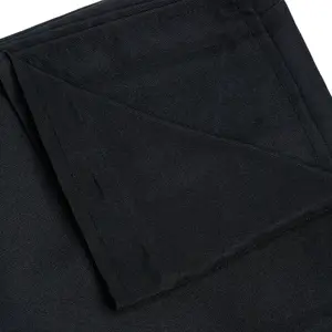 Neel Blue Rectangular Tablecloth 178cm x 320cm - Black (pack of 5)