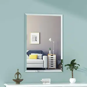 60x80cm Frameless Rectangle Wall Mounted Mirror