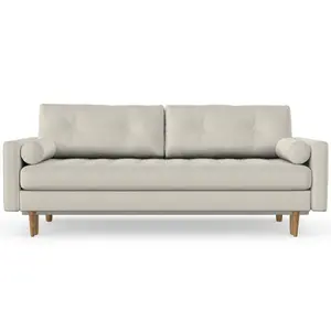 Jacquelyn 3 Seater Bouclé-Sofa Bed Equilibrio 01