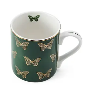 Mikasa Butterflies 280ml Straight-Sided Mug