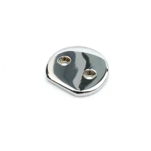 Oakcrafts - Chrome Handrail End Cap Disc 44mm - Single Unit