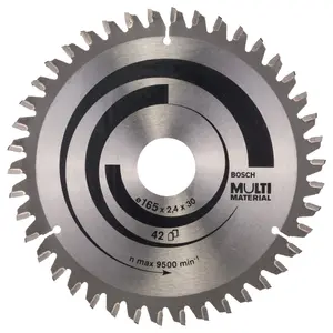 Bosch Professional Multi Material Circular Saw Blade - 165 x 30 x 2.4 mm, 42 Teeth