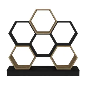 Decorotika Cicek Hexagonal Bookshelf