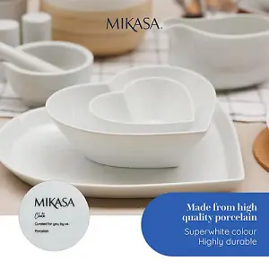 Mikasa Chalk 21cm Large Heart Serving Bowl