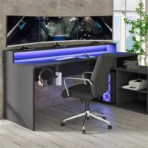 Flair Power W L Shaped Corner Gaming Desk