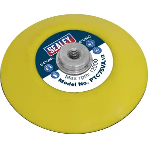 71mm Hook and Loop Backing Pad - 1/4 Inch UNC Thread - Angle Grinder Disc