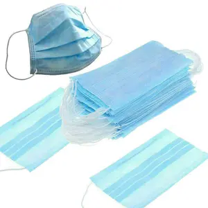 KAV 100 PCS Disposable 3-Layer Face Masks, High Filterability, Suitable For Sensitive Skin & Shopping, Schools, Outdoor