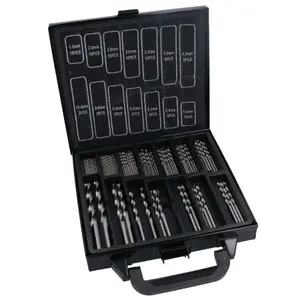 99pc HSS-G Metric Drill Bit Set Split Point Drills Metal Plastic Copper 1.5mm- 10mm