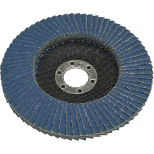 High-Performance 100mm Zirconium Flap Disc with 80 Grit for Surface Preparation