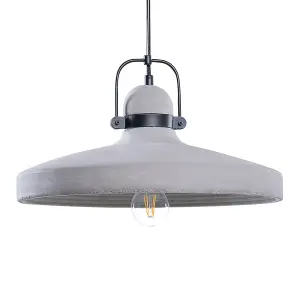 Concrete Pendant Lamp Grey NOATAK