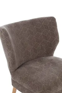 Interiors by Premier Elegant Grey Chenille Wingback Chair, Modern Grey Highback Chair, Stylish Mid-century Armchair For Hallways