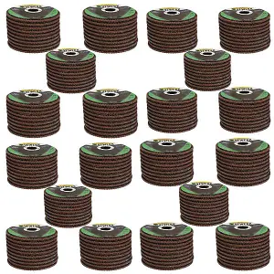 200 x Flap Discs 120 Grit For Angle Grinder 4.5" (115mm) Flap Sanding Grinding