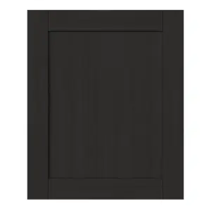 GoodHome Verbena Matt charcoal Shaker Tall appliance Cabinet door (W)600mm (H)723mm (T)20mm