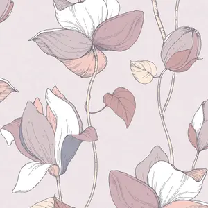 Galerie The New Design Book Pink Floral Wallpaper