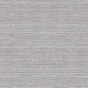 Galerie Evergreen Medium Grey Grasscloth Smooth Wallpaper