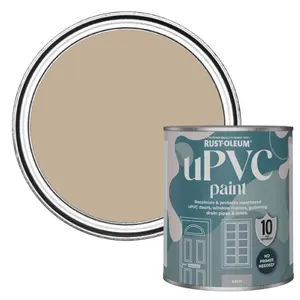 Rust-Oleum Salted Caramel Satin UPVC Paint 750ml