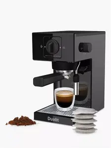 Dualit 84470 Espresso Coffee Machine, Black