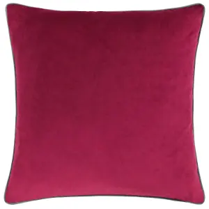 Paoletti Meridian Velvet Feather Rich Cushion