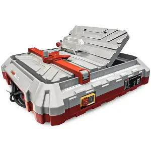 Lumberjack Portable Wet Tile Cutter 500W Bench Top Cutting Saw with Hidden Water Reservoir 45 Bevel Cutting for Tiles and Stones