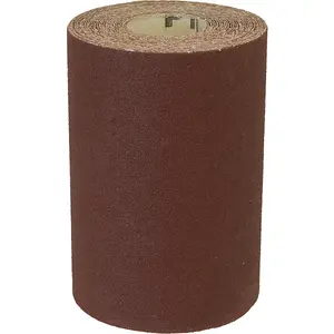 Aluminium Abrasive Production Sanding Roll - 115mm x 5m - Fine 120 Grit Paper