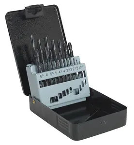 Sealey HSS Roll Forged Drill Bit Set 19pc 1-10mm Point Tip DBS19RF