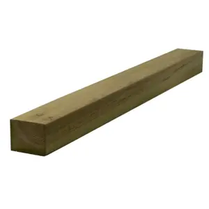 PACK OF 15 (Total 15 Units) - 75mm x 100mm Regularised Treated Sawn Timber C16 - 3600mm Length