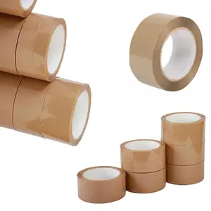 12 Rolls of Brown 50mm x 66m Strong Sticky Packaging Parcel Tapes